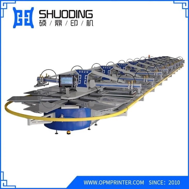 info-1-1 T Shirt Oval Screen Printing Machine